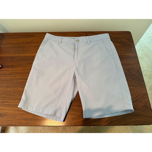Bonobos Other - Bonobos Mens Performance Golf Shorts Light Blue Grey 33 Waist 10 Inseam Stretch